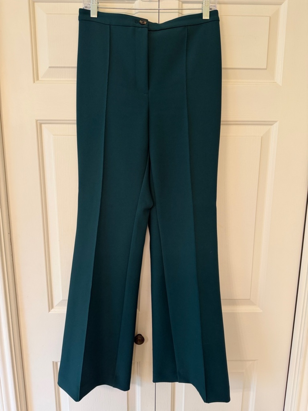 Ann Taylor Emerald Green Wide-Leg Pants